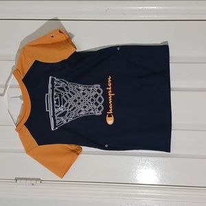 Champion Shirt Top With Basketball Hoop Print